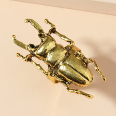 RM032  New Personality Cartoon Insect Beetle Alloy Finger Rings Popular Accessories Wholesale