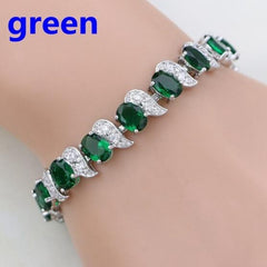 Rhinestone Chain Bracelet