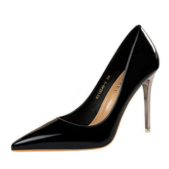 Valentine Pumps Luxury Glossy Stiletto Fetish Shoes