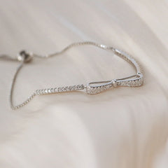 Sterling Silver Bowknot Bracelet