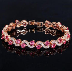 Rhinestone Chain Bracelet