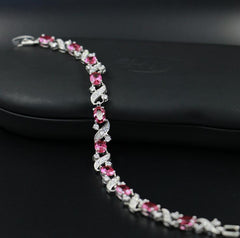 Rhinestone Chain Bracelet