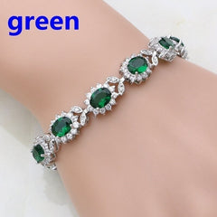 Rhinestone Chain Bracelet