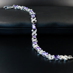 Rhinestone Chain Bracelet