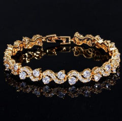 Rhinestone Chain Bracelet