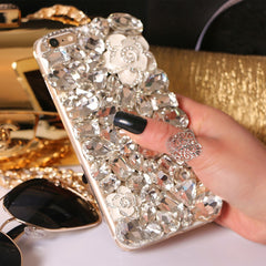 Fox Rhinestone Case Bling Cover coque for iPhone