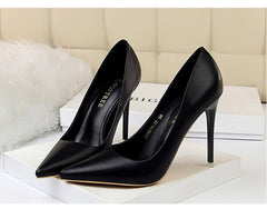 High Heels Shoes Black Pink White Shoes Stiletto Heels