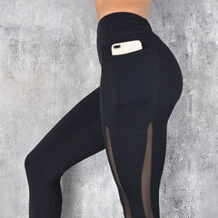 Meshy cutout leggings