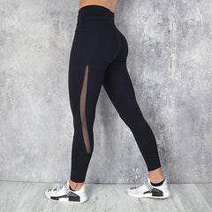 Meshy cutout leggings