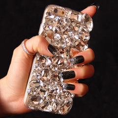 Fox Rhinestone Case Bling Cover coque for iPhone