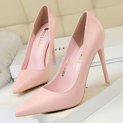 High Heels Shoes Black Pink White Shoes Stiletto Heels