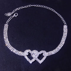 Rhinestone Big Butterfly Tennis Chain