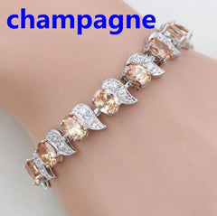 Rhinestone Chain Bracelet