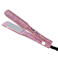 Rhinestone Flat Iron Titanium Hair Straightener