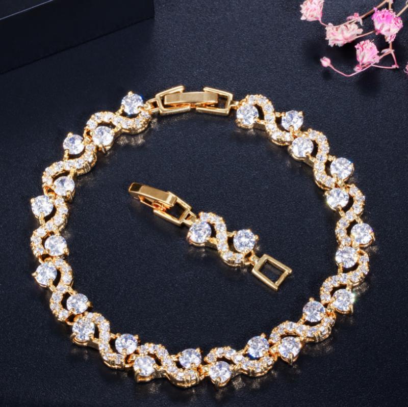 Rhinestone Chain Bracelet