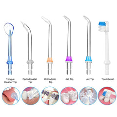 5 Mode Portable Dental Water Flosser Jet 300ml I 6 Jet tips