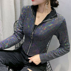 Glitter Sequined Short Jacket