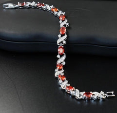 Rhinestone Chain Bracelet