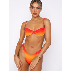 Tie Dye Push Up Bikini Set