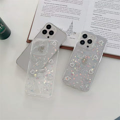 3D Crystal Bear Glitter Phone Case For iPhone