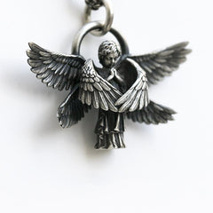 Handmade Angel Seraph Pendant Necklace for Women