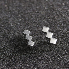 2023 Stainless Steel Earrings Geometric Women Men Hip hop Black Star Ghost Spike Stud Earring Fashion Jewelry Best Gift пирсинг