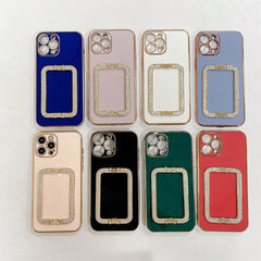 Glitter Square Holder Phone Cases for IPhone