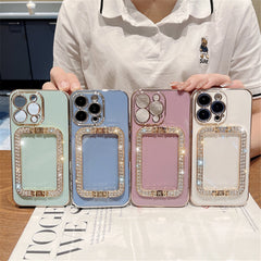 Glitter Square Holder Phone Cases for IPhone