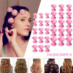 Soft Rubber Hair Care Rollers Silicone Hair Curler