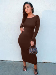 Sleek Sarah Bodycon Midi Dress