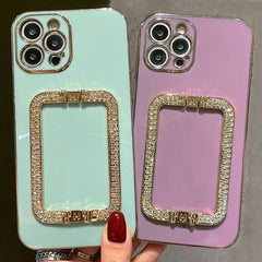 Glitter Square Holder Phone Cases for IPhone