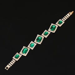 Green Crystal Stone Bracelet