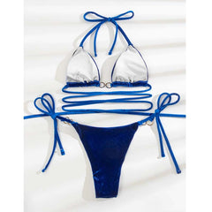 Micro Bikini Thong Criss Cross Swimwear Beachwear Bathing Suit