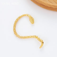 Twining Snake Shape Personality Metal Animal Ear Hook