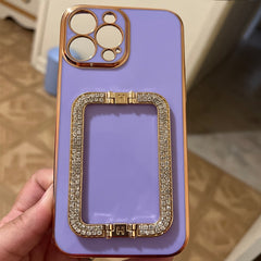 Glitter Square Holder Phone Cases for IPhone