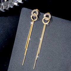 Long Tassel Earrings 2022 New Simple Women&#39;s Earrings Korean Version Long Elegant and Delicate Fashion Accessories Jewelry