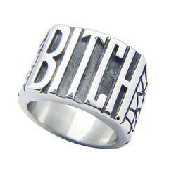 Stainless Steel Punk Rock Style Jewelry Size 5-11