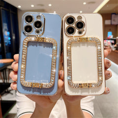 Glitter Square Holder Phone Cases for IPhone