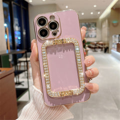 Glitter Square Holder Phone Cases for IPhone