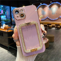 Glitter Square Holder Phone Cases for IPhone