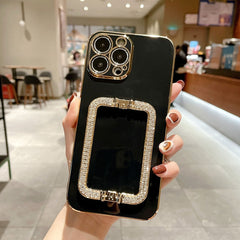 Glitter Square Holder Phone Cases for IPhone