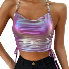 Lucy's Shimmering Stardust Crop Top