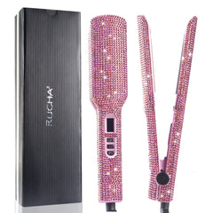 Rhinestone Flat Iron Titanium Hair Straightener