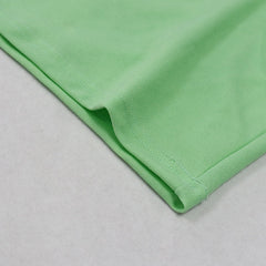 Green Mini Skirts Set