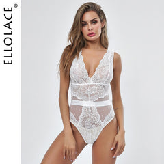 Lace Bodysuit Women Embroidery