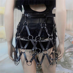 Body Harness PU Leather 2 Piece Set