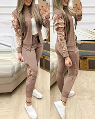 Two Piece Set Outfits Autumn Women track set